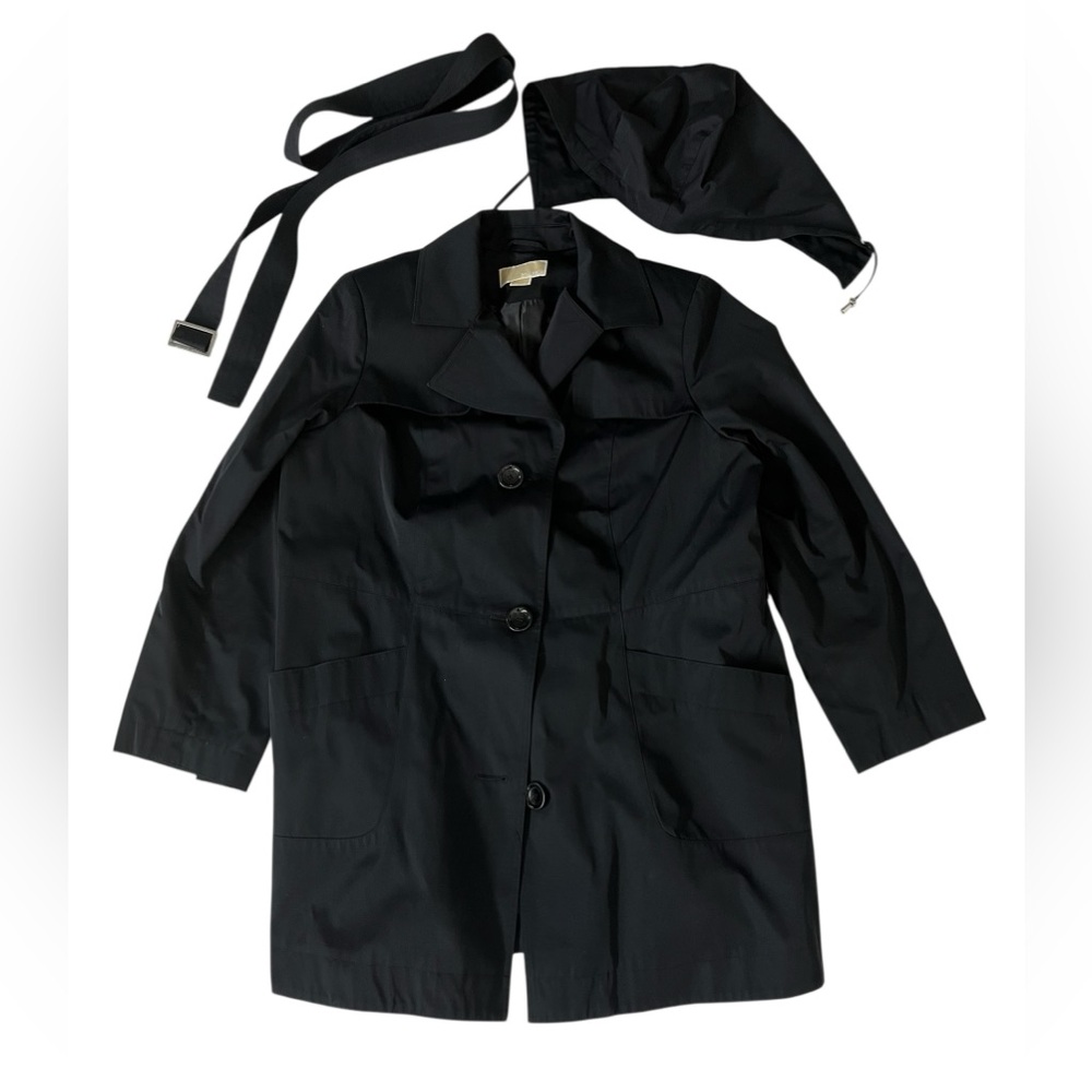 MICHAEL Michael Kors Belted Water Resistant Trench Coat